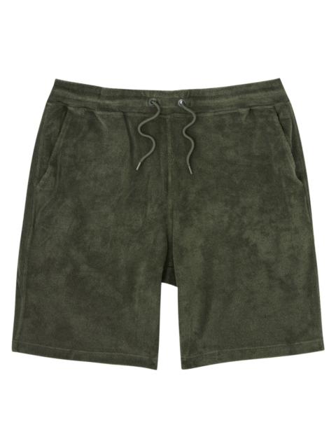 Gregor terry cotton-blend shorts