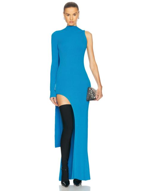 David Koma Asymmetric Cut One Sleeve Dress