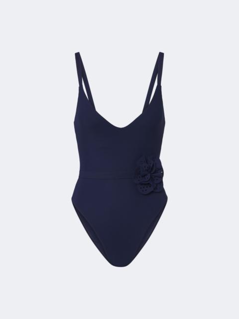 KARLA COLLETTO Rosetta floral-appliqué swimsuit