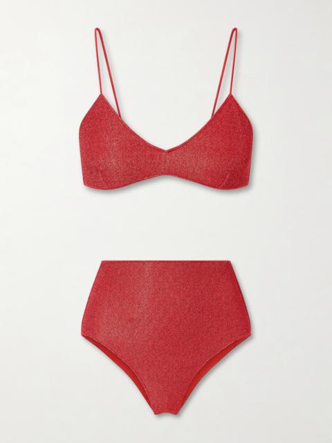 Oséree Lumière Metallic Lurex Bikini