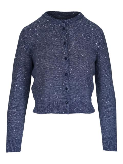 AKRIS button-front sequinned cardigan