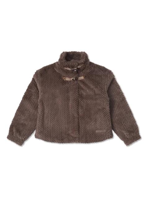 Converse (WMNS) Converse YOTD Furry Jacket 'Brown' 10026811-A02