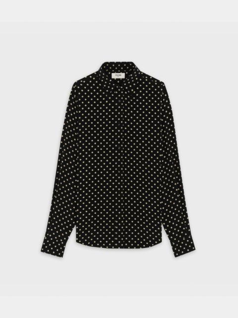 CELINE classic shirt in printed silk