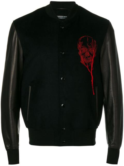 Alexander McQueen Embroidered Varsity jacket