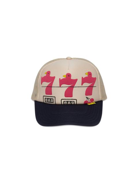 Kapital Lucky Battery Bird Truck Cap 'Ecru/Navy'