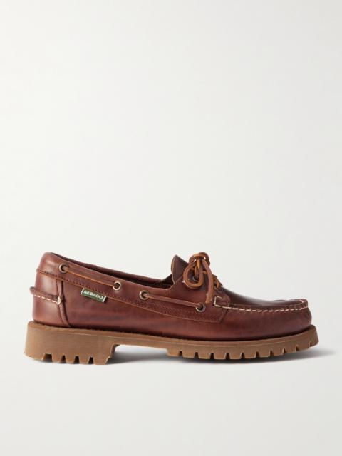 SEBAGO Ranger Waxed-Leather Boat Shoes