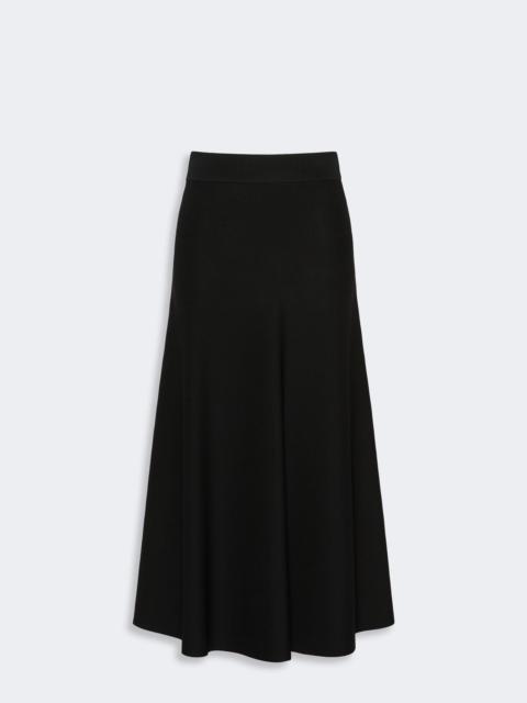Max Mara FUGGITO Viscose yarn skirt - BLACK