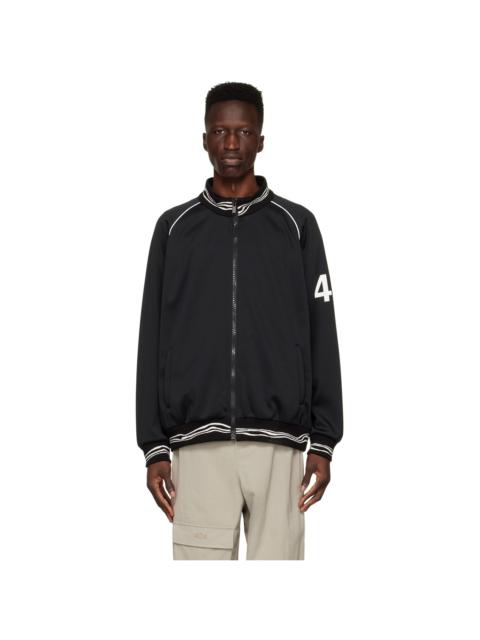 424 Black Polyester Bomber Jacket