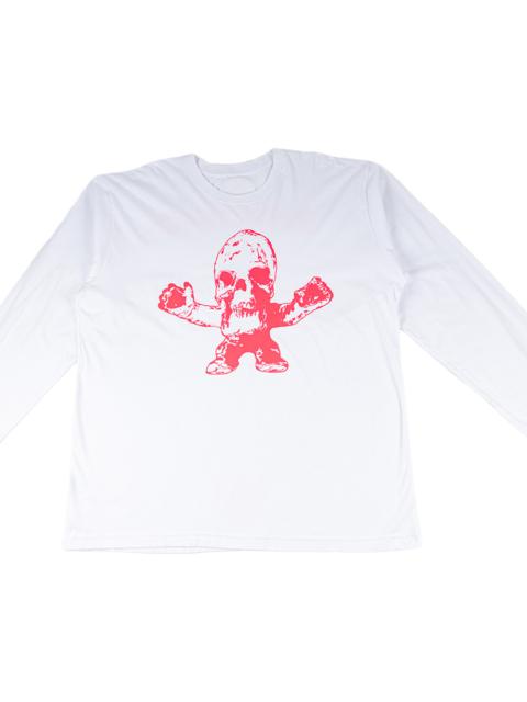 Chrome Hearts FOTI Long Sleeve T-Shirt "White / Neon Pink" CHRM0918