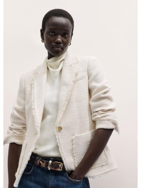 ME+EM Fray Soft Sculpt Blazer