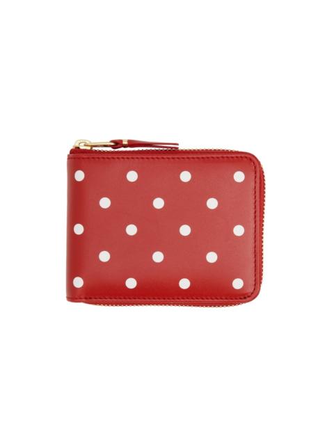 Comme Des Garçons Dots Printed Line Wallet