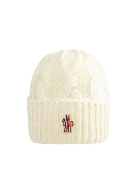 Moncler Grenoble Wool Blend Cable Knit Hat