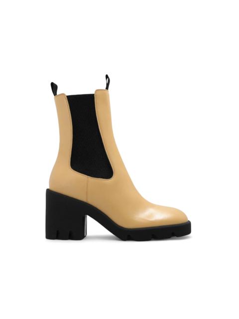 Burberry Burberry Stride Platform Ankle Boots Custard (Women's)