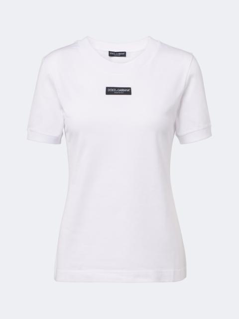 Dolce & Gabbana Logo cotton jersey T-shirt