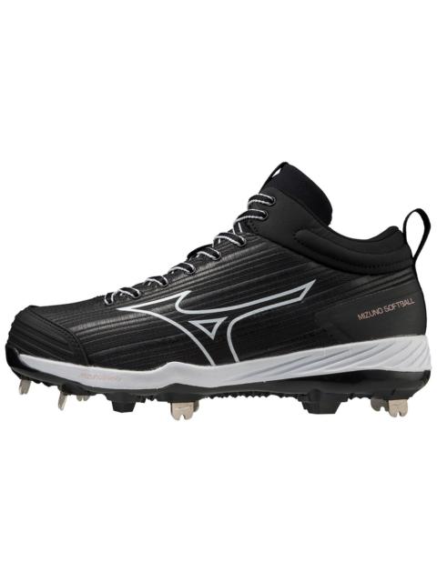 Mizuno Sweep 6 Mid Women's Metal Fastpitch Softball Cleat