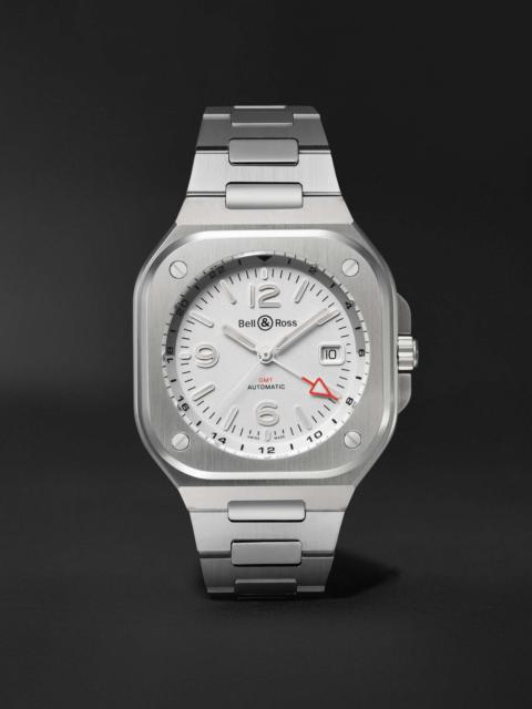 BR 05 GMT Automatic 41mm Stainless Steel Watch, Ref. No. BR05G-SI-ST/SST