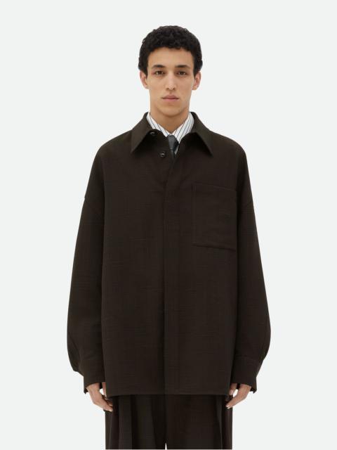 【送料込】BOTTEGA VENETA_Wool and cashmere jacket Wool and cashmere car coat in beige - Bottega Veneta | Mytheresa