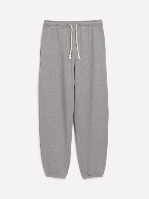 Grey Melange Drawstring Sweatpants