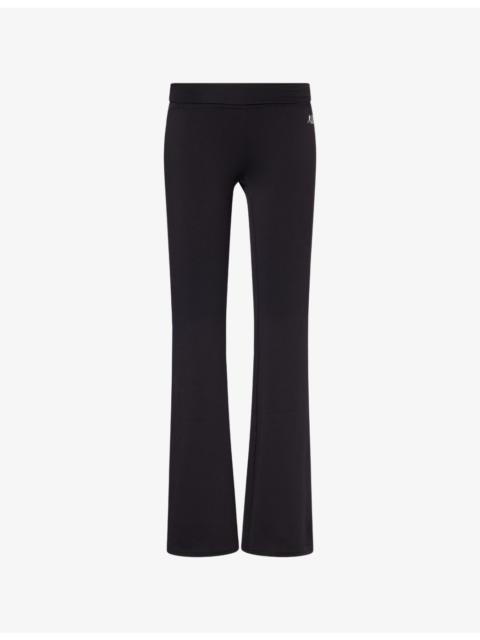 Sporty & Rich Runner Flared-Leg Woven Leggings