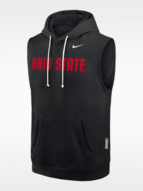 Nike Ohio State Sideline Men's Nike Dri-FIT College Sleeveless Pullover Hoodie