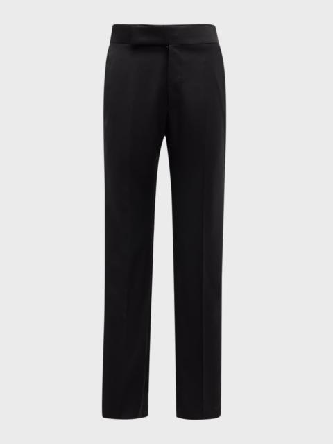 EMPORIO ARMANI Men's Wool Tuxedo Trousers