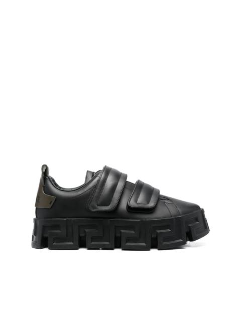 Greca Labyrinth chunky leather sneakers
