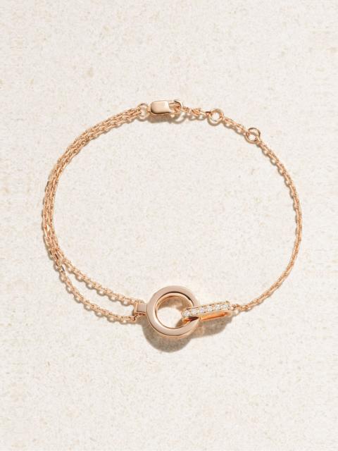 REPOSSI Berbère Module 18-karat rose gold diamond bracelet Gold