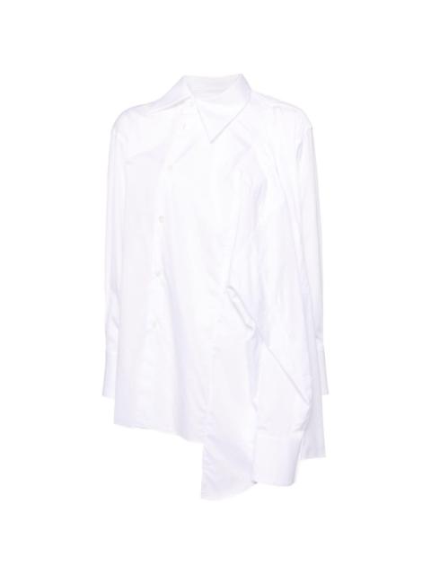 asymmetric cotton shirt