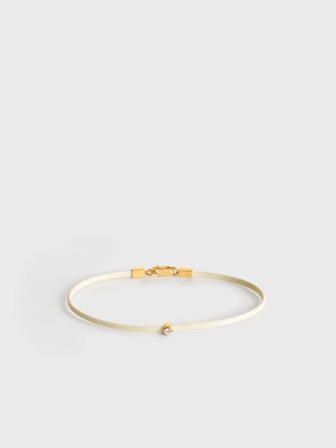 TOTEME Mini diamond bracelet white/gold