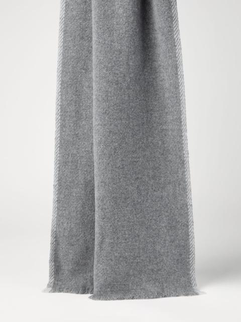 Brunello Cucinelli Cashmere diagonal scarf