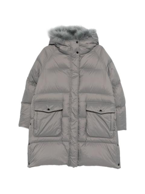 Yves Salomon shearling trimmed down coat