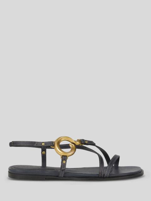 Etro LOW SANDALS WITH PAISLEY DETAIL
