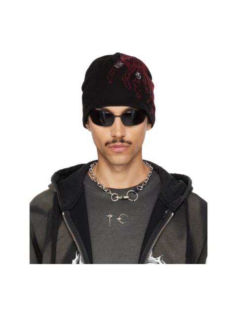Thug Club Black TC Bone Cross Beanie