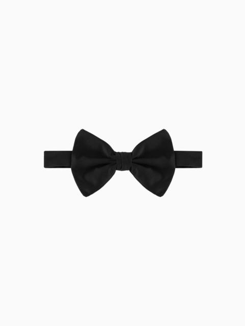 GIORGIO ARMANI LARGE, PURE SILK KNOTTED BOW TIE