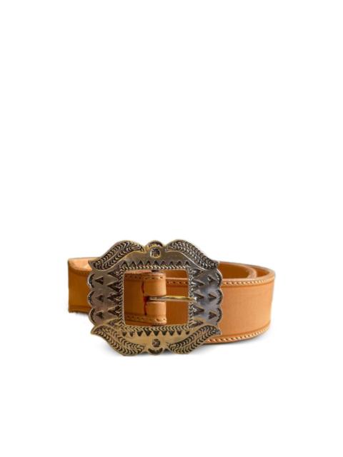 FORTELA buckle calf leather belt