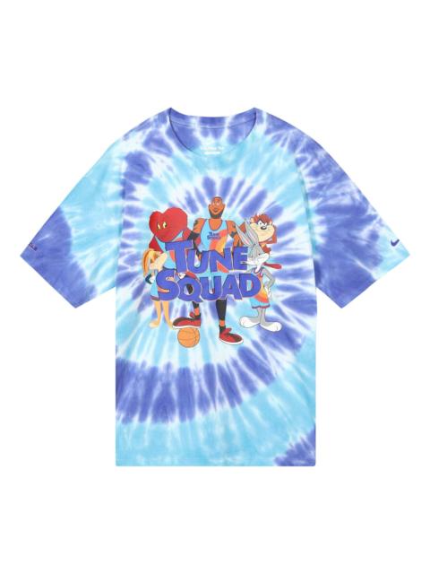 Nike Nike x Space Jam Tie Dye Sports Tee 'Light Blue Purple' DH3824-100
