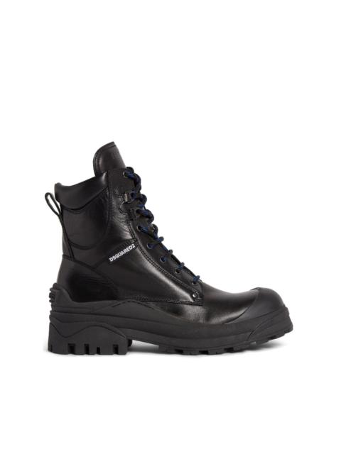 DSQUARED2 panelled-design leather boots
