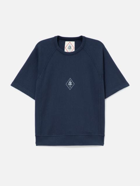 C.P. Company MALFILÈ FLEECE SHORT SLEEVE SWEATSHIRT