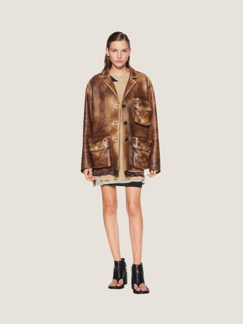 Miu Miu Nappa leather jacket