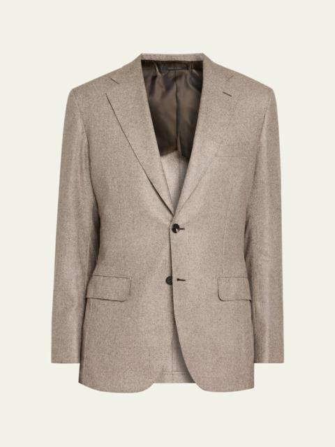 Brioni Men's Plume Wool Single-Breasted Sport Coat
