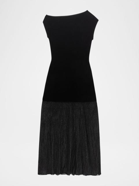 Rails Vinka One-Shoulder Knit Midi Dress