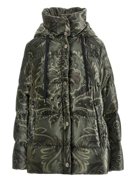 Etro hooded patterned jacket