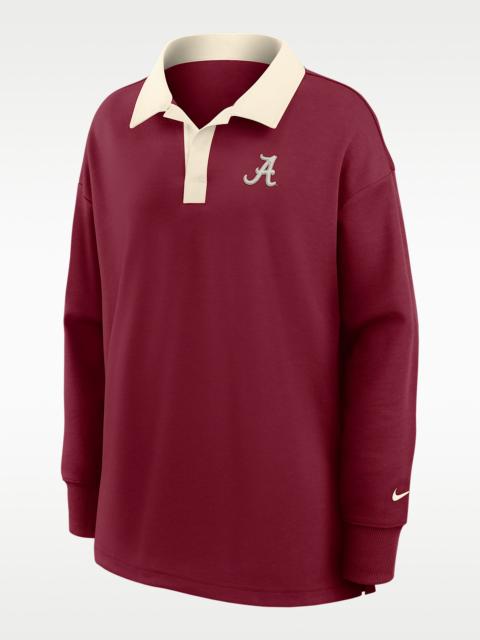 Nike Alabama Academic Women's Nike Dri-FIT Oversized Long-Sleeve Polo
