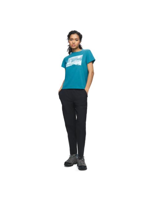 MERRELL Women's Stripe Landscape Graphic Crew Tee
