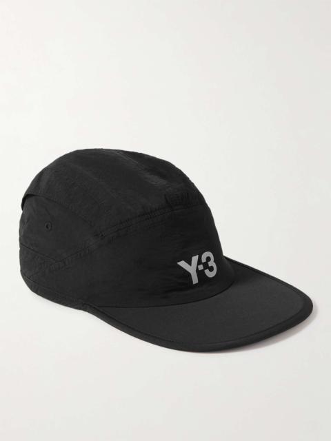 Y-3 Logo-Print Shell Cap