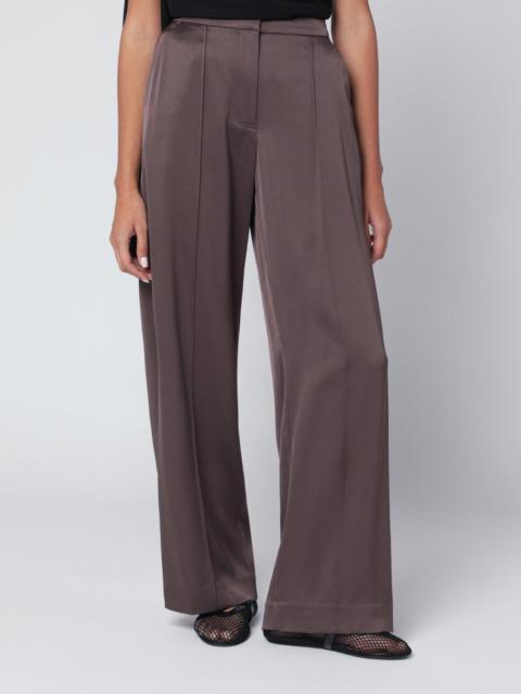SIMKHAI Kyra trousers in chocolate satin