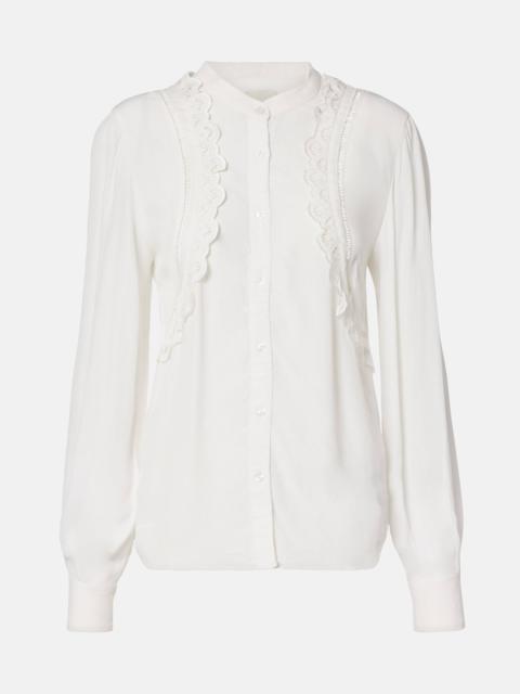 Isabel Marant Filippa broderie anglaise top