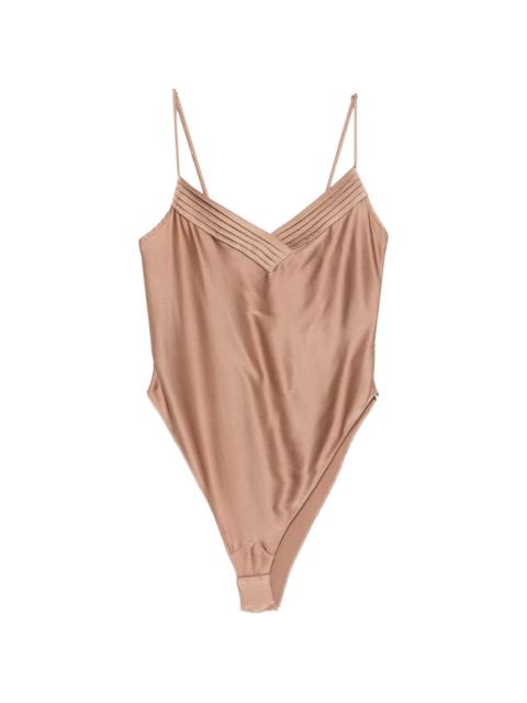 Silk Satin Bodysuit
