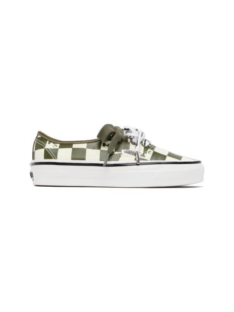HommeGirls® Green & Beige OTW by Vans Edition Authentic 44 Sneakers