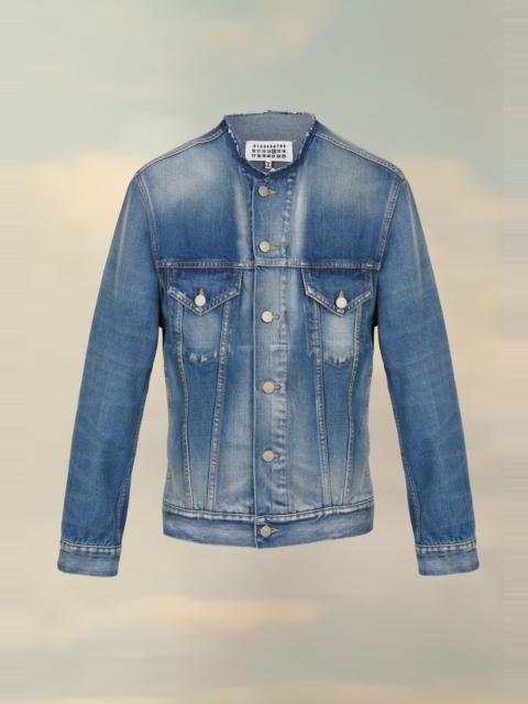 Maison Margiela Collarless denim jacket